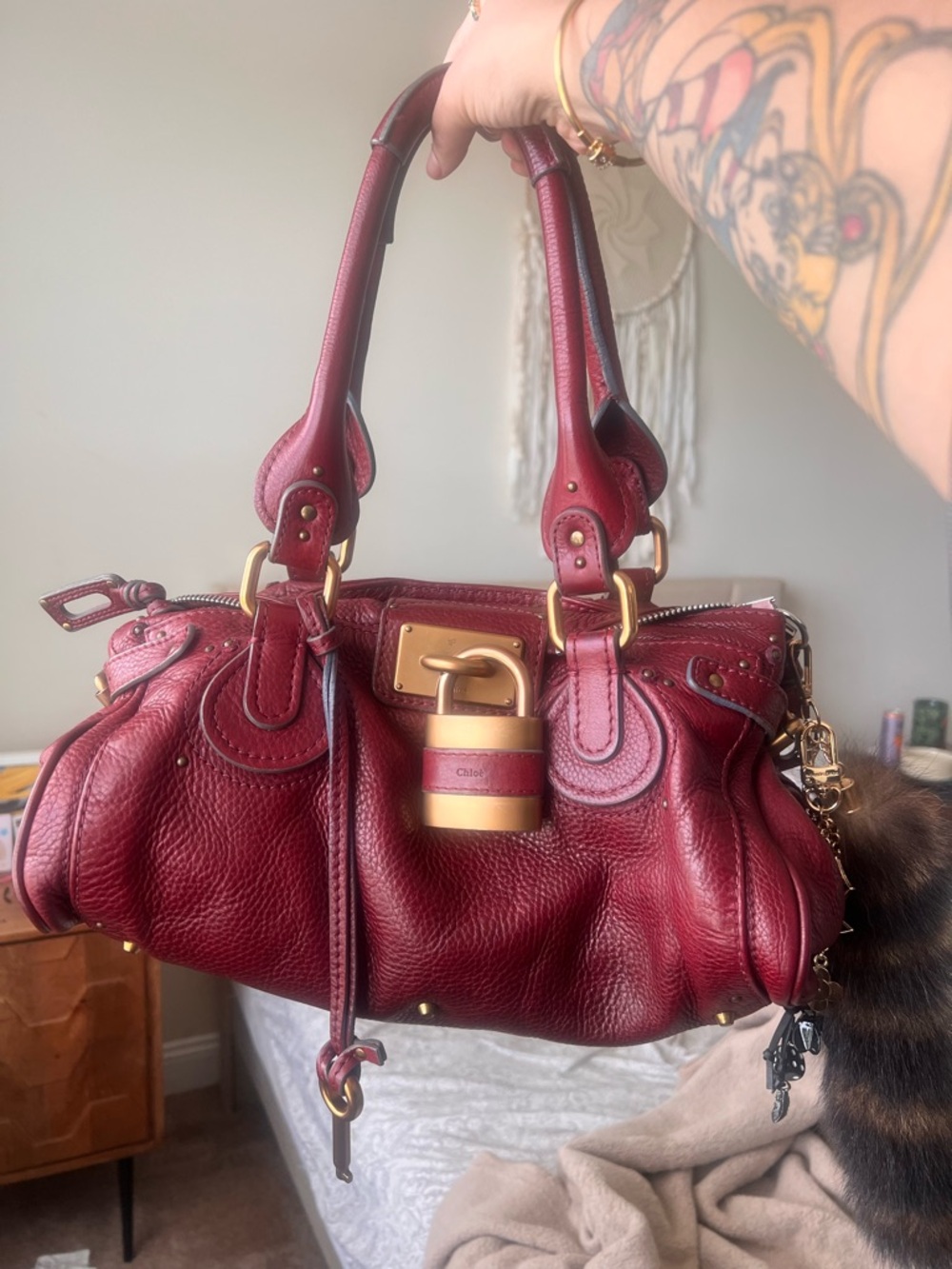 Chloe Paddington in Burgundy